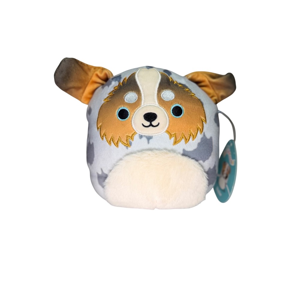 Squishmallows Raylor the Australian Shepherd 5 Inch Blue Merle Dog Plush Toy